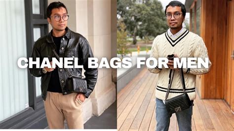 men wearing chanel bag|Chanel men's ready to wear.